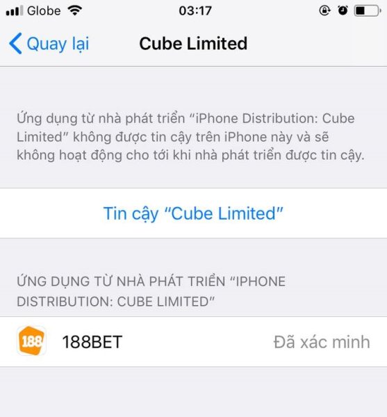 Cuối cùng, bạn có thể truy cập và sử dụng 188bet app để đặt cược.